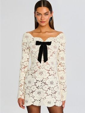 Retrofete Perdita Lace Dress size XS